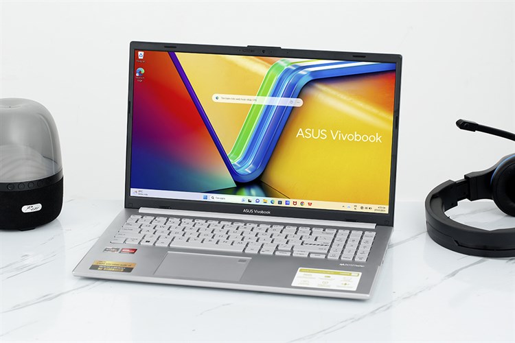 Laptop Asus Vivobook Go 15 E1504FA R5 7520U/8GB/512GB/Win11 (NJ630W) Màu Bạc