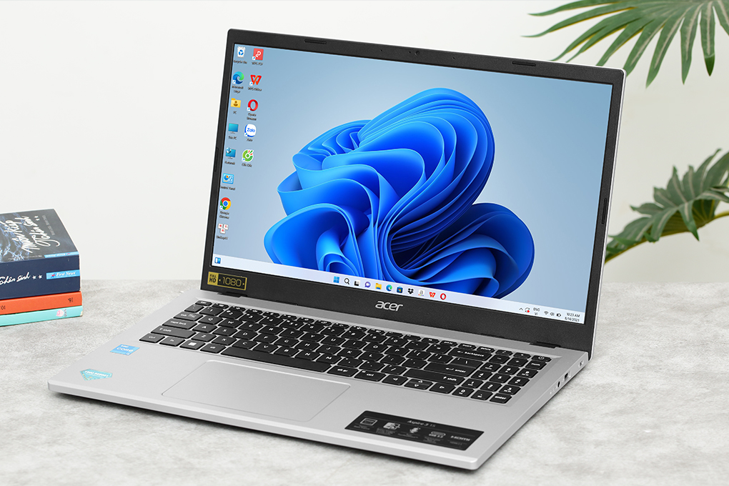 Laptop Acer Aspire 3 A315 510P 32EF i3 N305/8GB/256GB/Win11 (NX.KDHSV.001) Màu Bạc