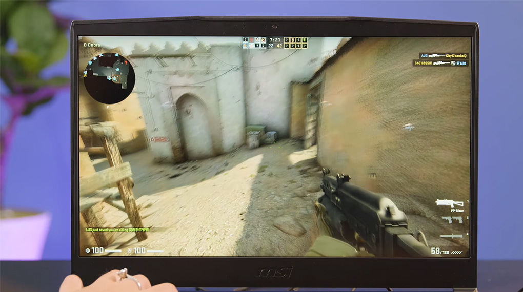 Laptop MSI Gaming GF63 12UC i5 12450H - CS:GO