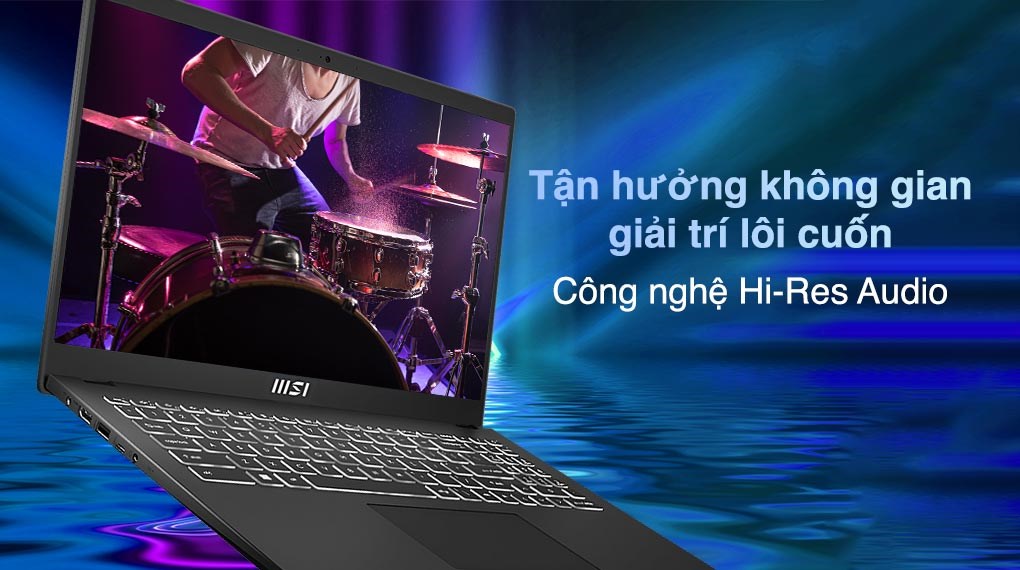 Laptop MSI Modern 15 B12MO - 487VN (i7 1255U, 16GB, 512GB, Full HD, Win11)