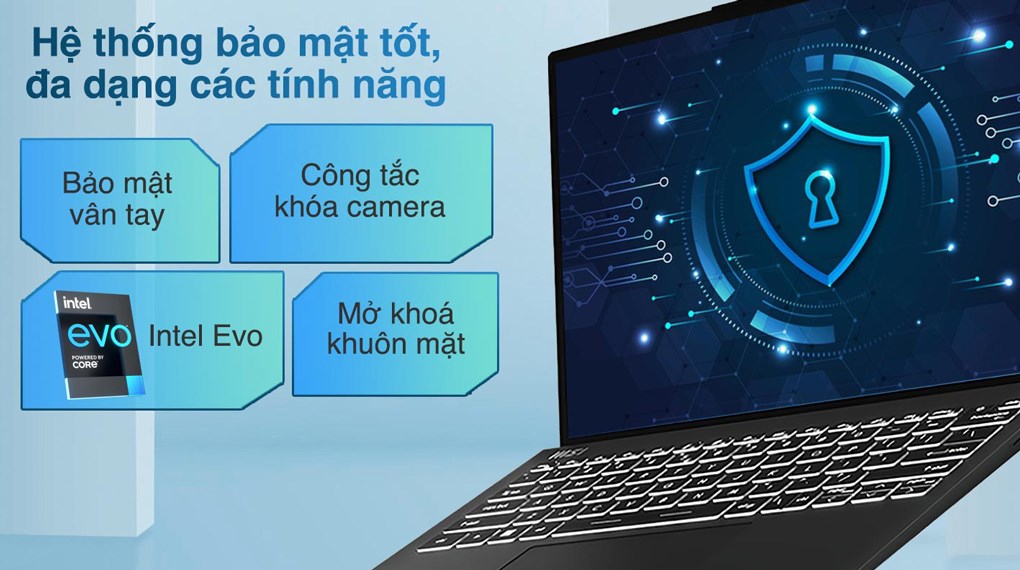 Laptop MSI Prestige 13 Evo A13M i7 1360P/16GB/1TB/Balo/Win11 (081VN)