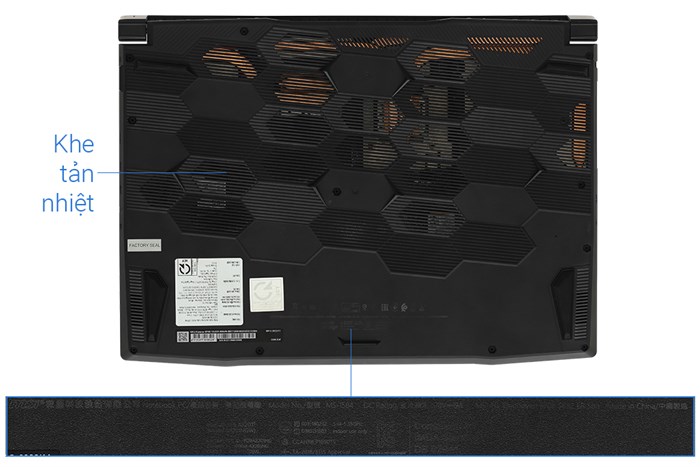 Laptop MSI Gaming Katana GF66 12UCK i7 12650H/8GB/512GB/4GB RTX3050/144Hz/Balo/Win11 (804VN) Màu Đen