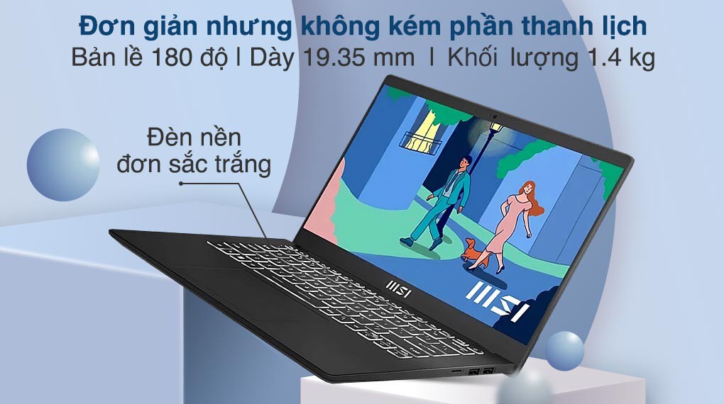 Laptop MSI Modern 14 C12MO i5 1235U/16GB/512GB/Win11 (660VN)