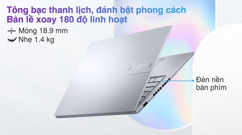 Laptop Asus Vivobook 14X OLED K3405VC - KM006W (i5 13500H, 16GB, 512GB, RTX 3050 4GB, 2.8K OLED 90 Hz, Win11)