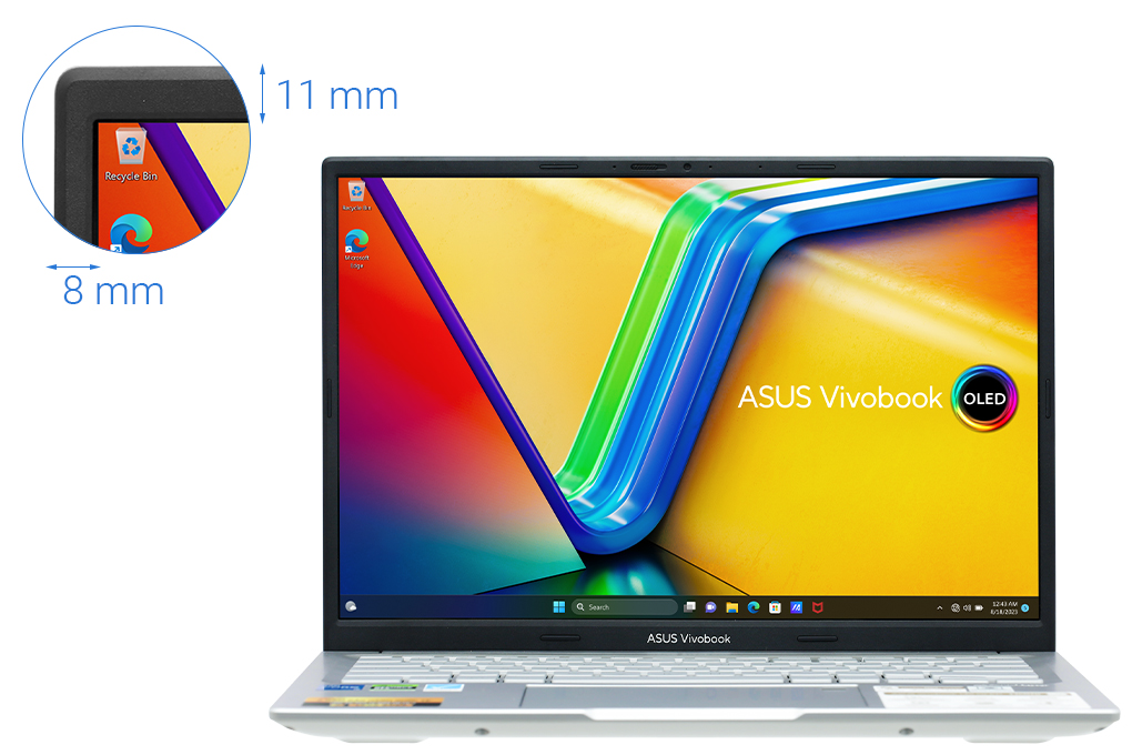 Laptop Asus Vivobook 14X OLED K3405VC - KM006W (i5 13500H, 16GB, 512GB, RTX 3050 4GB, 2.8K OLED 90 Hz, Win11) - 3