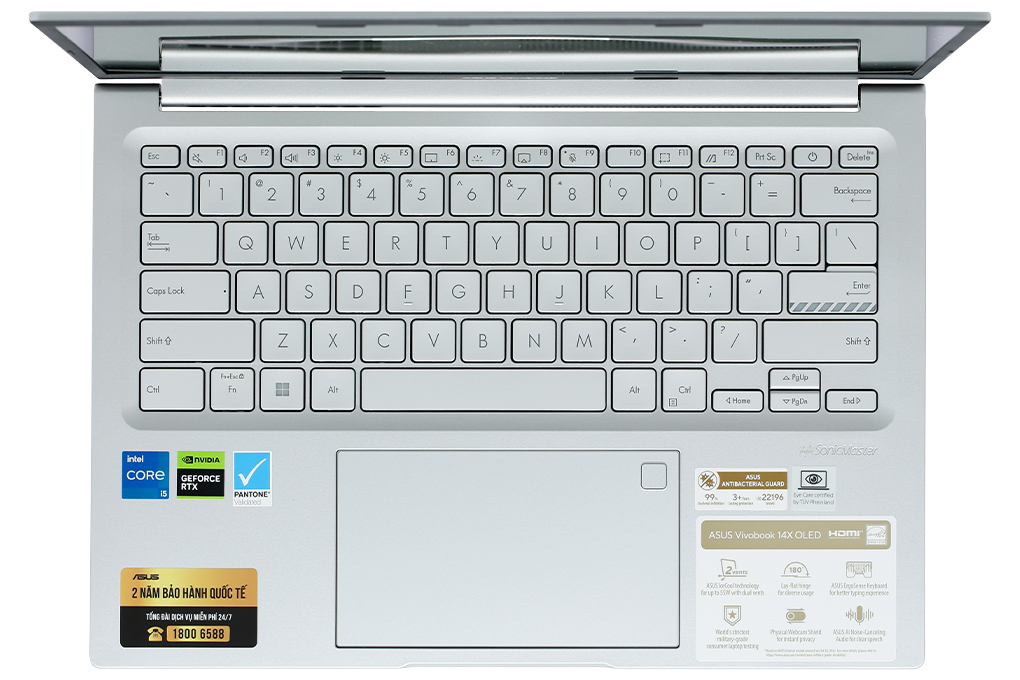 Laptop Asus Vivobook 14X OLED K3405VC - KM006W (i5 13500H, 16GB, 512GB, RTX 3050 4GB, 2.8K OLED 90 Hz, Win11) - 4