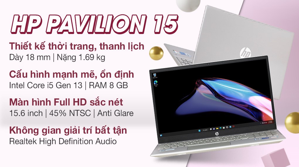 Laptop HP Pavilion 15 eg3094TU i5 1335U/8GB/512GB/Win11 (8C5L5PA) hover