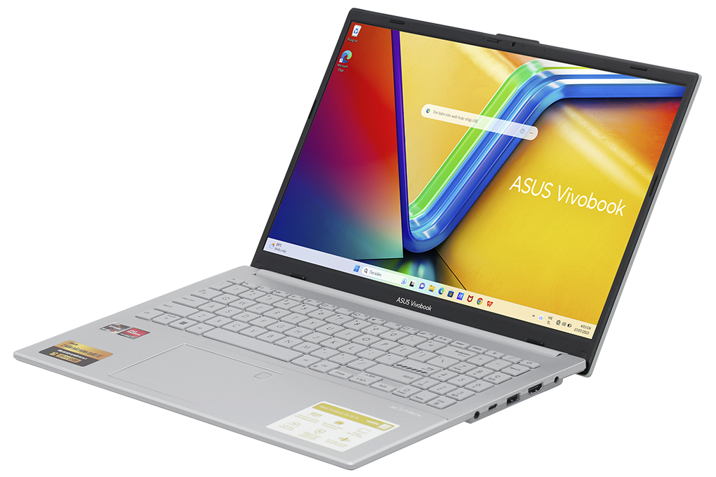 Laptop Asus Vivobook Go 15 E1504FA - NJ776W (R5 7520U, 16GB, 512GB, Full HD, Win11) Màu Bạc