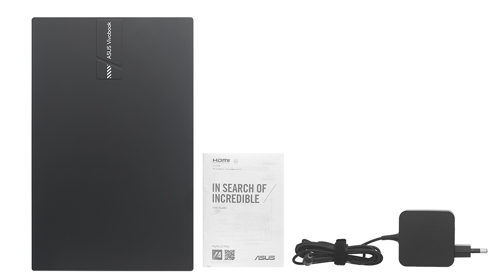 Bộ sản phẩm gồm: Sách hướng dẫn, Thùng máy, Sạc Laptop Asus ( 65W )