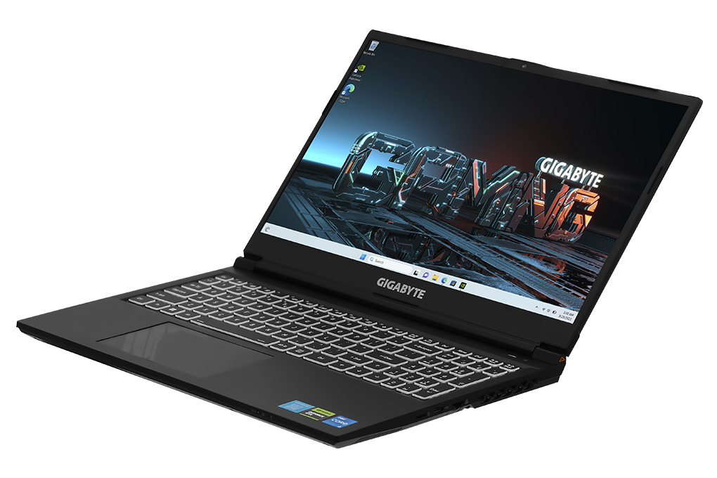 Laptop Gigabyte Gaming G5 i5 12500H/8GB/512GB/6GB RTX4050/144Hz/Win11 (MF-E2VN333SH) Màu Đen