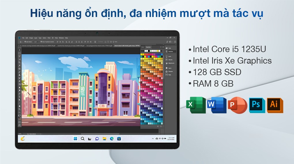 Laptop Surface Pro 9 i5 1235U/8GB/128GB/Touch/120Hz/Win11