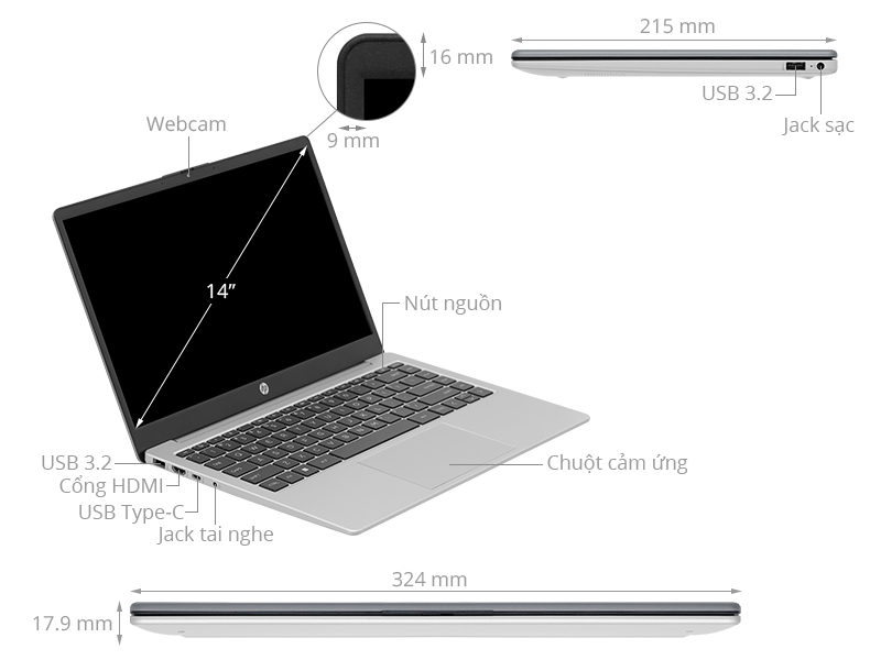 HP 245 G10 R5 7520U/8GB/512GB/Win11 (8F155PA)
