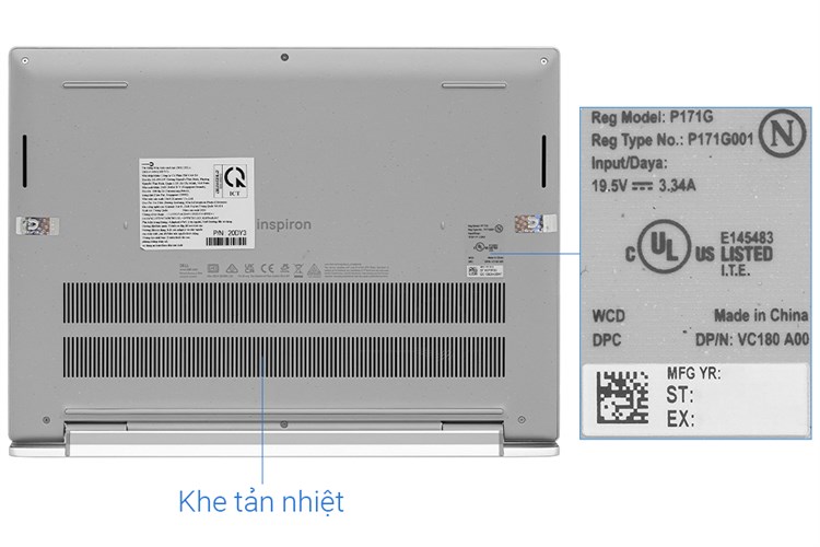 Laptop Dell Inspiron 14 5430 i7 1355U/16GB/512GB/OfficeHS/Win11 (20DY3) Màu Bạc