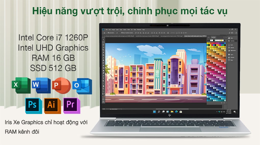 Laptop HP EliteBook 840 G9 i7 1260P/16GB/512GB/Win11 Pro (76T77PA)