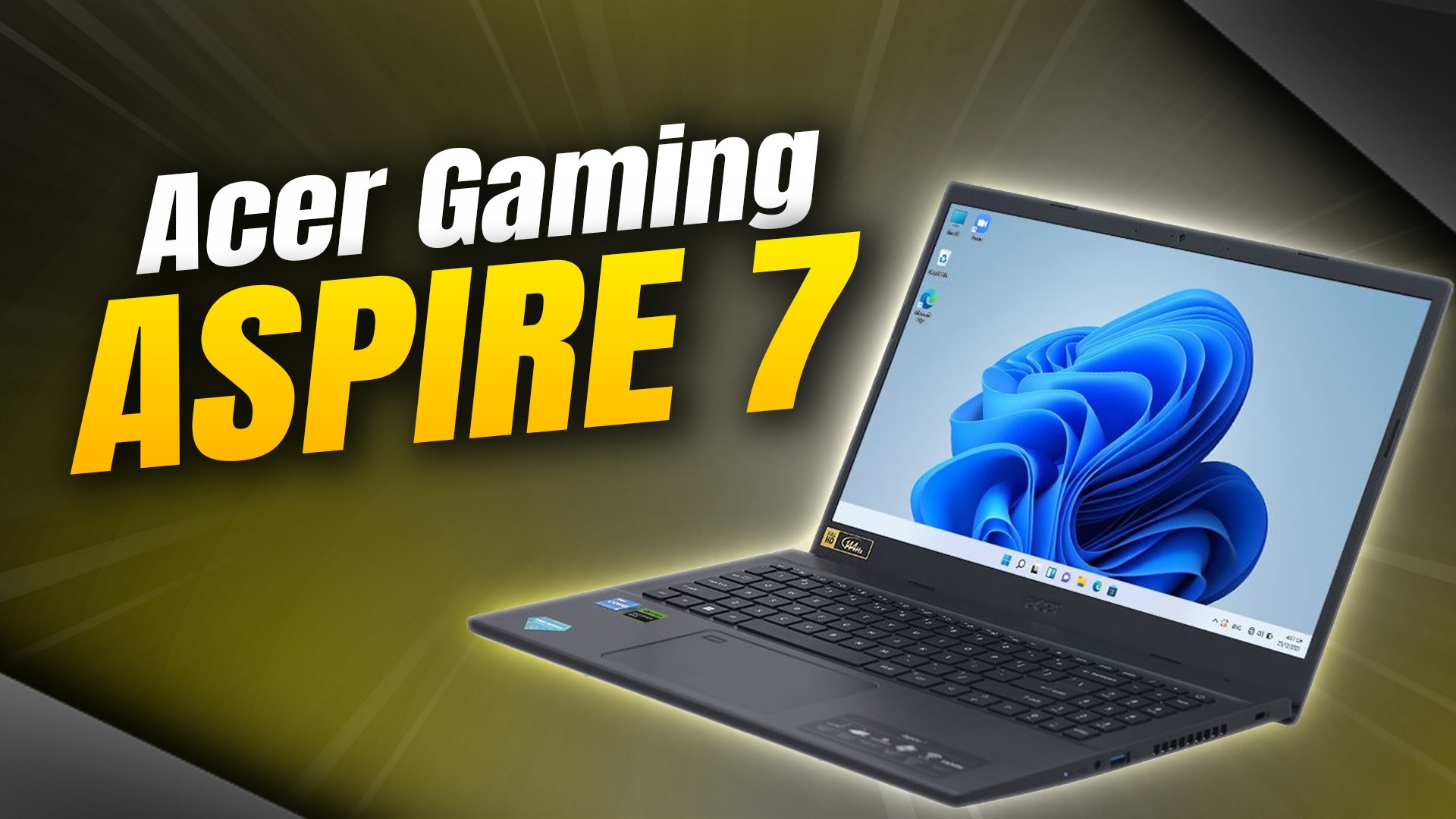 Laptop Acer Gaming Aspire 7 A715 76G 5806 - NH.QMFSV.002 (i5 12450H, 16GB, 512GB, RTX 3050 4GB, Full HD 144Hz, Win11)
