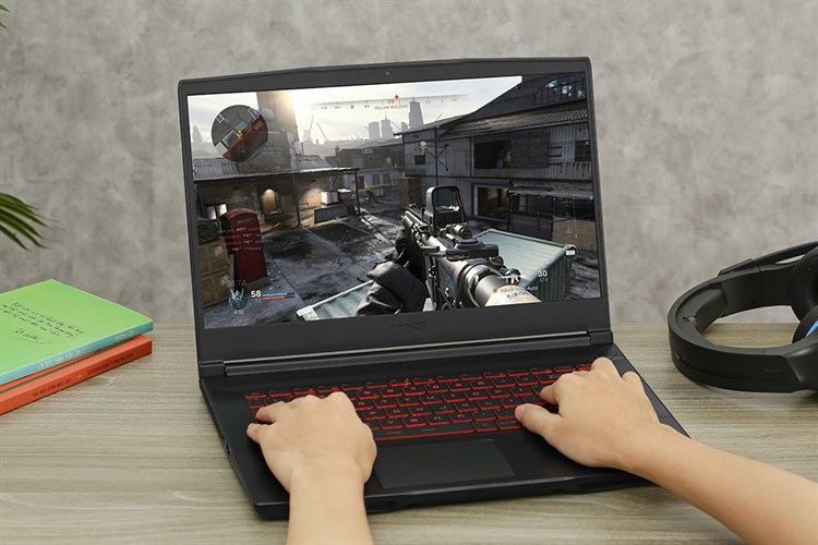 Laptop MSI Gaming GF63 12UCX i5 12450H/8GB/512GB/4GB RTX2050/144Hz/Win11 (841VN) Màu Đen