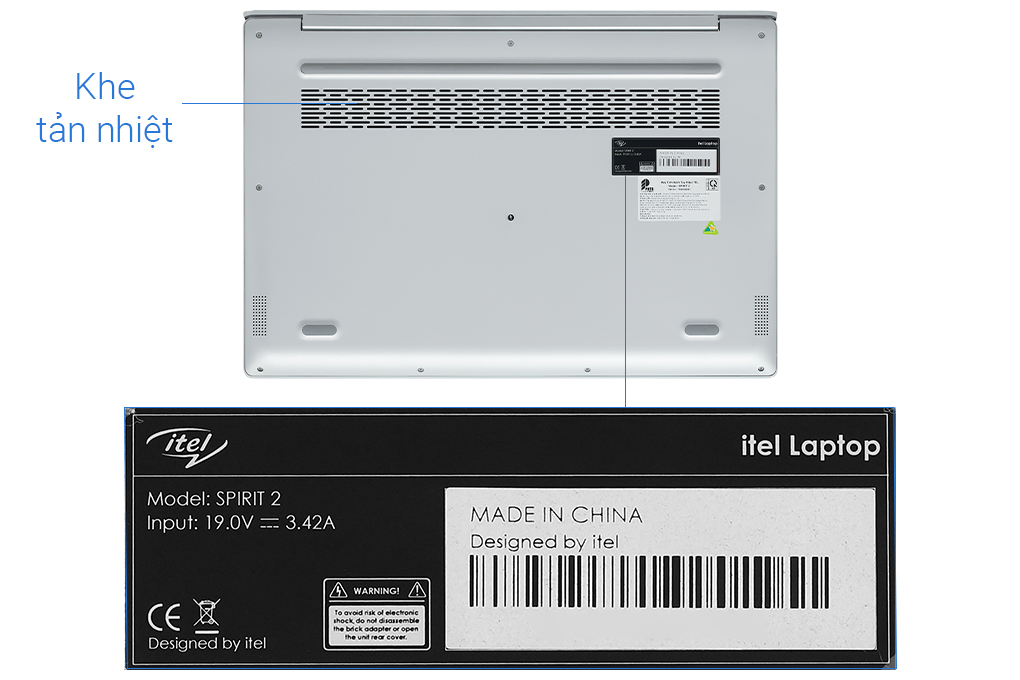 Laptop Itel Spirit 2 i5 1155G7/8GB/512GB/Win11 (71006300203) - 12
