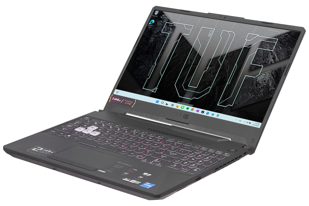 Laptop Asus TUF Gaming F15 FX506HE i7 11800H/16GB/512GB/4GB RTX3050Ti/144Hz/Win11 (HN378W) Màu Đen