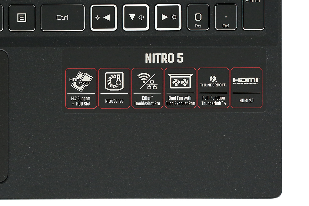 Laptop Acer Gaming Nitro 5 Tiger AN515 58 769J i7 12700H/8GB/512GB/4GB RTX3050/144Hz/Win11 (NH.QFHSV.003) Màu Đen