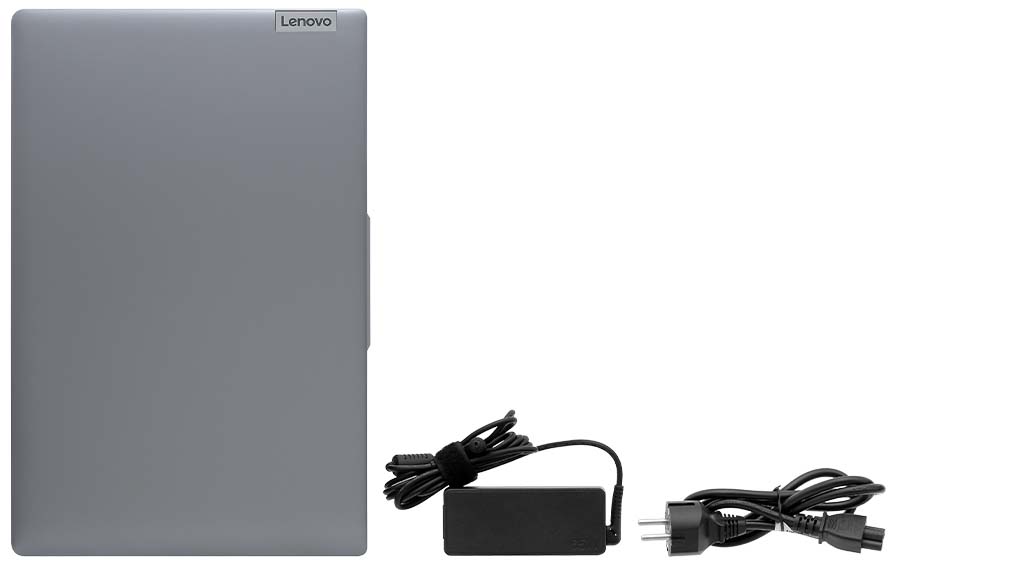 Bộ sản phẩm gồm: Thùng máy, Sạc Laptop Lenovo ( 65W ), Sách hướng dẫn