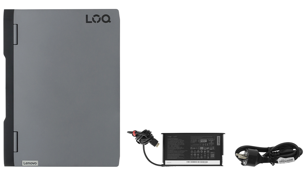 Bộ sản phẩm gồm: Thùng máy, Sạc Laptop Lenovo ( 170W ), Sách hướng dẫn