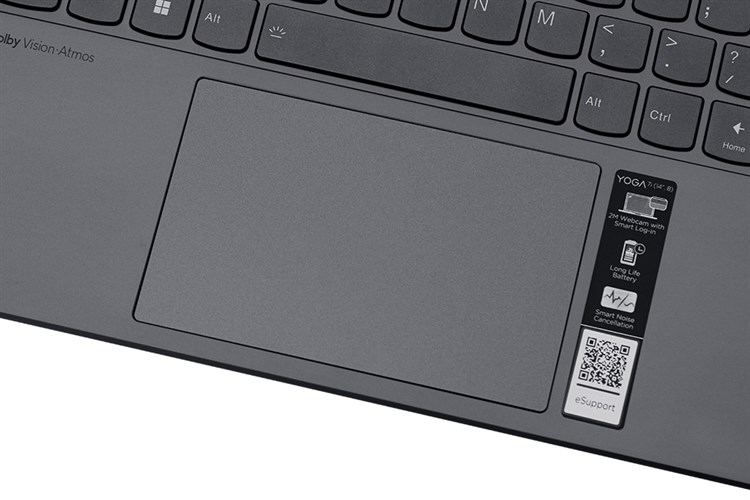 Laptop Lenovo Yoga 7 14IRL8 i5 1340P/16GB/512GB/Touch/Pen/OfficeHS/Win11 (82YL006AVN) Màu Xám