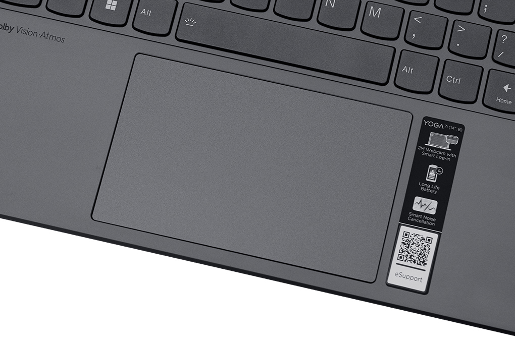 Laptop Lenovo Yoga 7 14IRL8 i7 1360P/16GB/512GB/Touch/Pen/OfficeHS/Win11 (82YL006BVN) Màu Xám