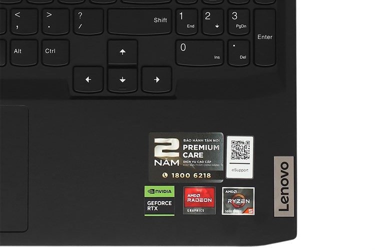 Laptop Lenovo Ideapad Gaming 3 15ACH6 R5 5500H/16GB/512GB/4GB RTX2050/144Hz/Win11 (82K2027PVN) Màu Đen