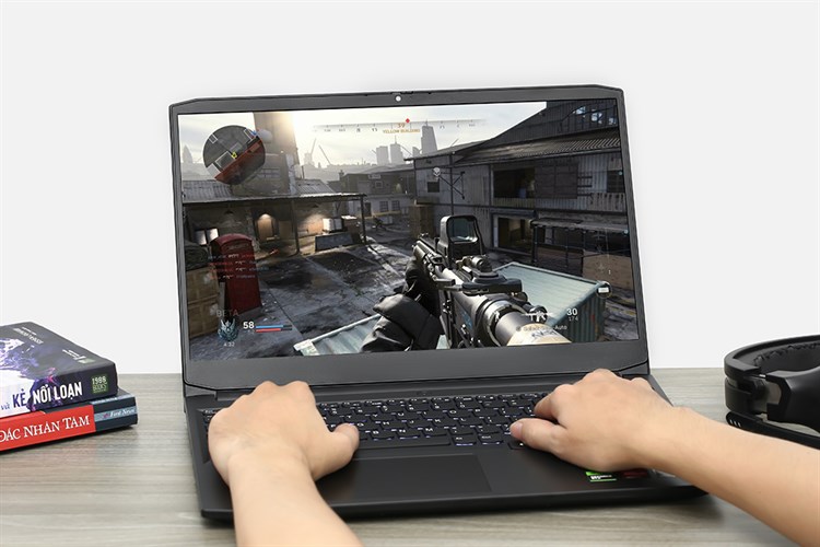 Laptop Lenovo Ideapad Gaming 3 15ACH6 R5 5500H/16GB/512GB/4GB RTX2050/144Hz/Win11 (82K2027PVN) Màu Đen