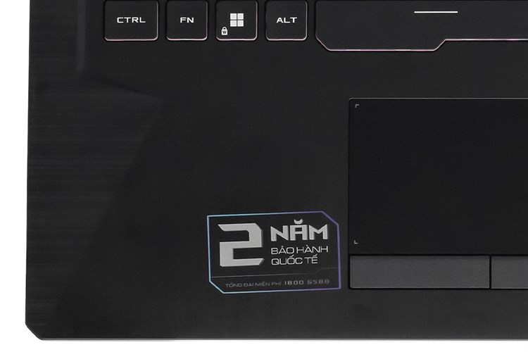 Laptop Asus TUF Gaming F17 FX706HF i5 11400H/16GB/512GB/4GB RTX2050/144Hz/Win11 (HX390W) Màu Đen