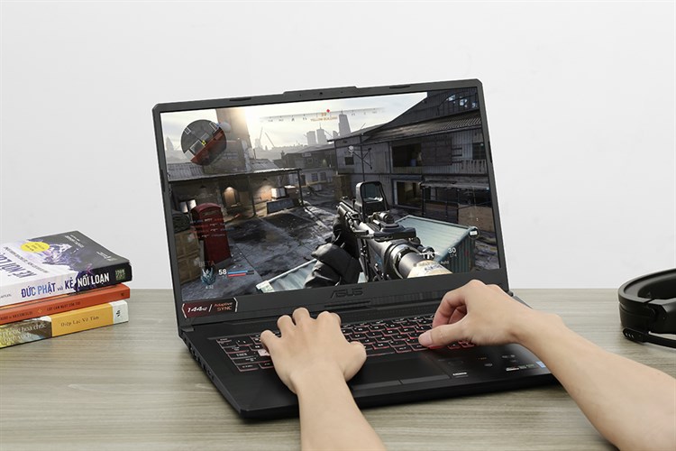 Laptop Asus TUF Gaming F17 FX706HF i5 11400H/16GB/512GB/4GB RTX2050/144Hz/Win11 (HX390W) Màu Đen
