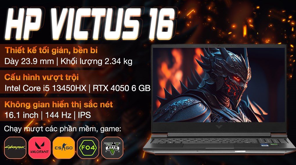 HP Gaming VICTUS 16 r0128TX i5 13450HX (8C5N3PA)