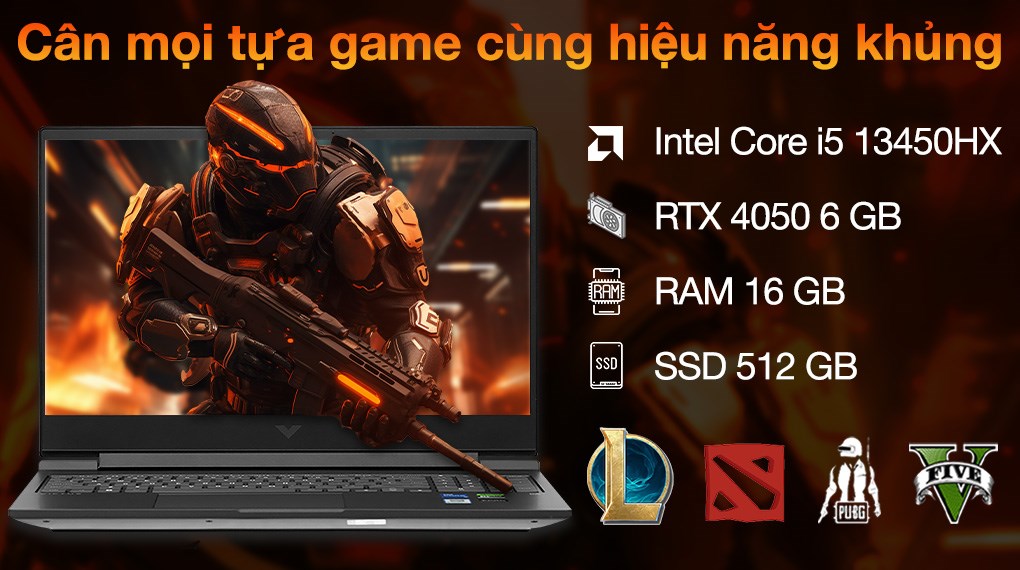 HP Gaming VICTUS 16 r0128TX i5 13450HX (8C5N3PA)