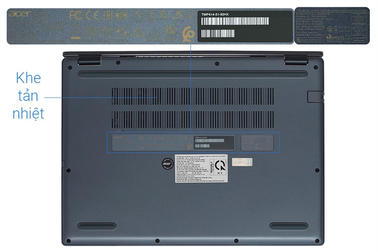 Laptop Acer TravelMate P4 TMP414 51 50HX i5 1135G7/8GB/512GB/Win11 (NX.VP2SV.00T) Màu Xanh