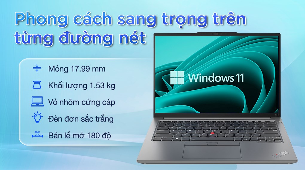 Laptop Lenovo ThinkPad E14 Gen 5 i7 (21JK007XVN) - mua trả chậm