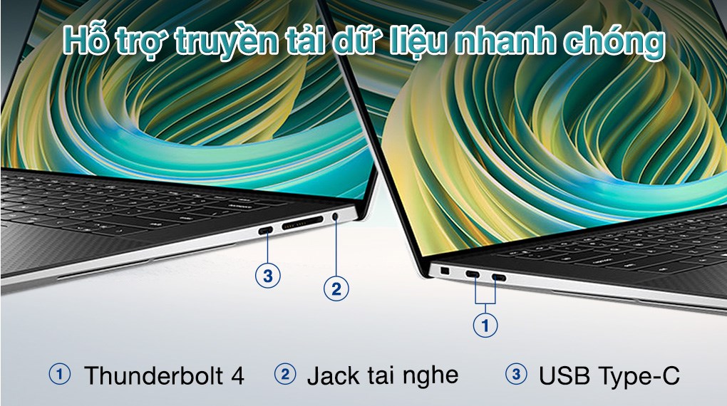 Laptop Dell XPS 15 9530 i7 13700H/16GB/512GB/6GB RTX4050/Touch/Cáp/OfficeHS/Win11 (71015716)