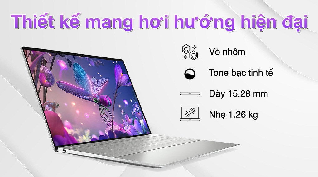 Laptop Dell XPS 13 Plus 9320 i5 1340P/16GB/512GB/Touch/Cáp/OfficeHS/Win11 (71013325)