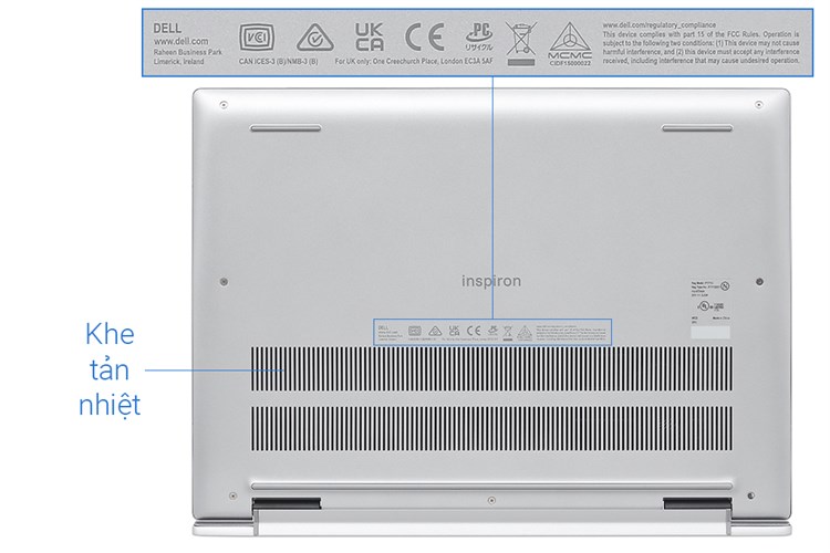 Laptop Dell Inspiron 14 5430 i7 1360P/16GB/1TB/4GB RTX2050/120Hz/OfficeHS/Win11 (71015633) Màu Bạc