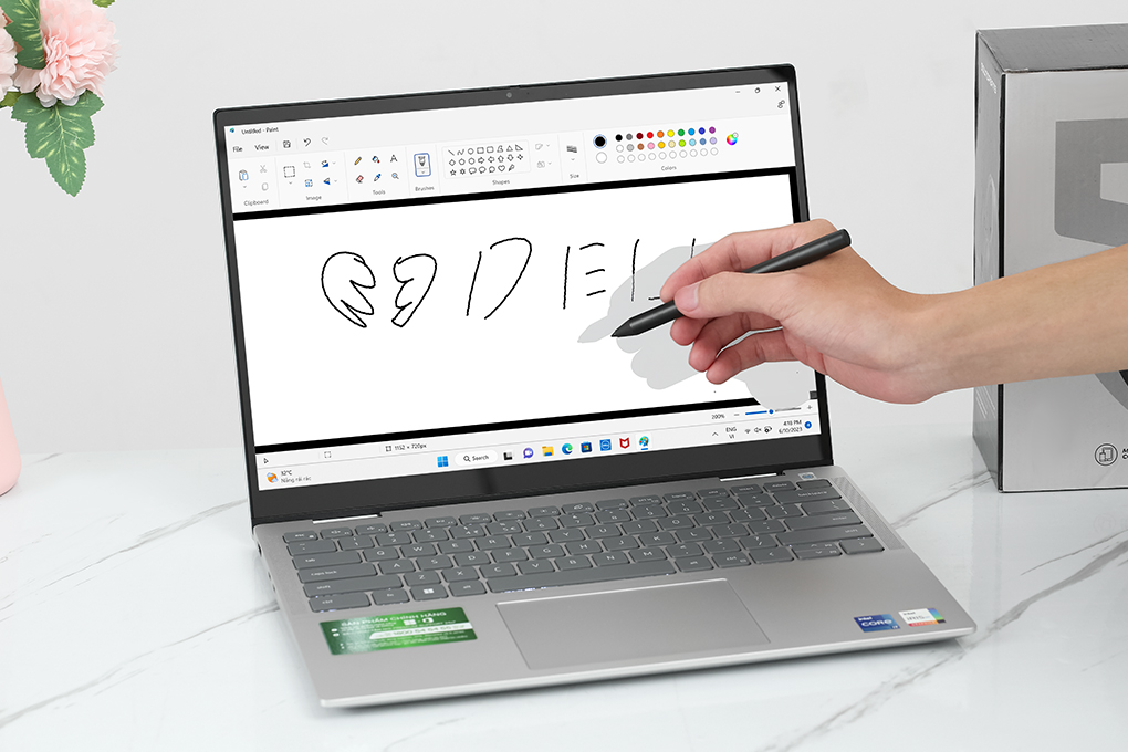 Laptop Dell Inspiron 14 T7430 i5 1335U/8GB/512GB/Touch/Pen/OfficeHS/Win11 (N7430I58W1) Màu Bạc