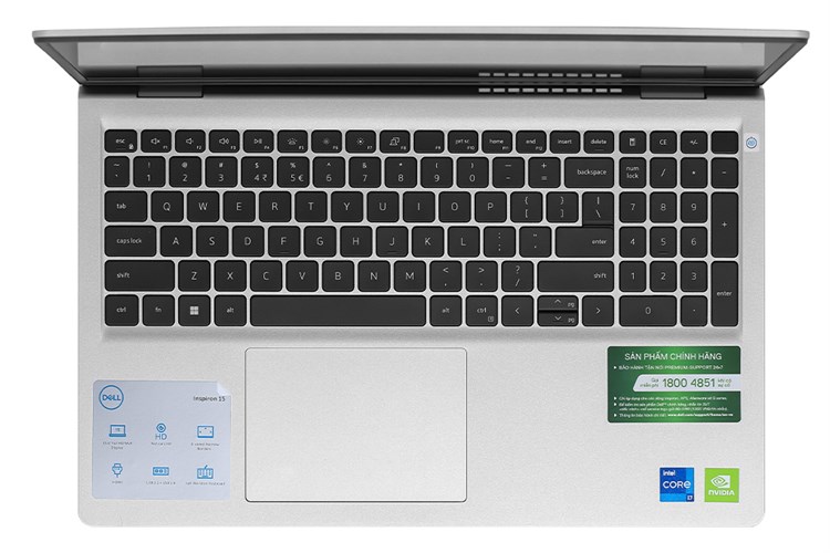 Laptop Dell Inspiron 15 3530 i7 1355U/16GB/512GB/2GB MX550/OfficeHS/Win11 (N3530I716W1) Màu Bạc