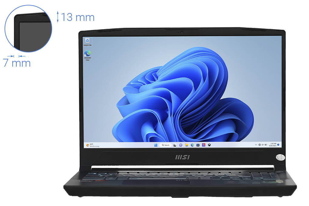 Laptop MSI Gaming Bravo 15 B7ED - 010VN (R5 7535HS, 16GB, 512GB, RX 6550M 4GB, Full HD 144Hz, Win11) - 3