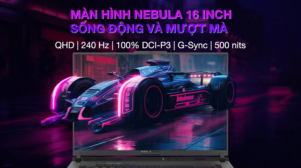 Laptop Asus Gaming ROG Strix G16 G614JV i9 13980HX/16GB/1TB/8GB RTX4060/240Hz/Balo/Win11 (N4261W)