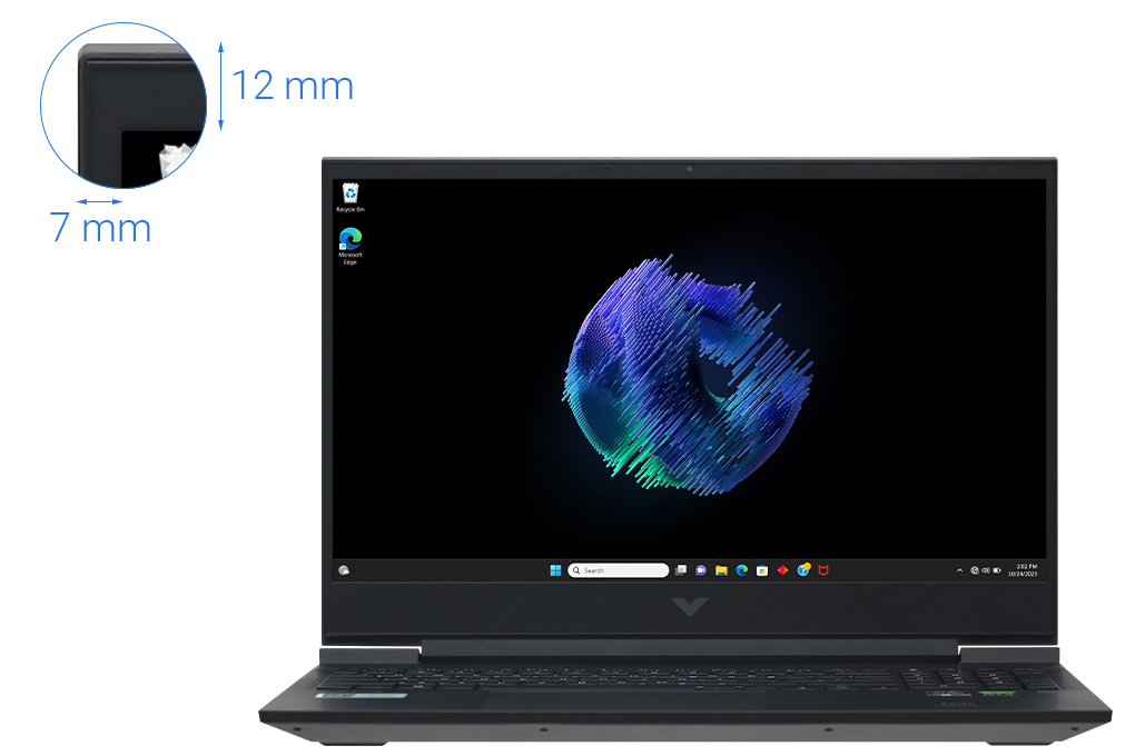 Laptop HP Gaming VICTUS 16 e1106AX R5 6600H/8GB/512GB/4GB RTX3050Ti/144Hz/Win11 (7C0T1PA) Màu Đen