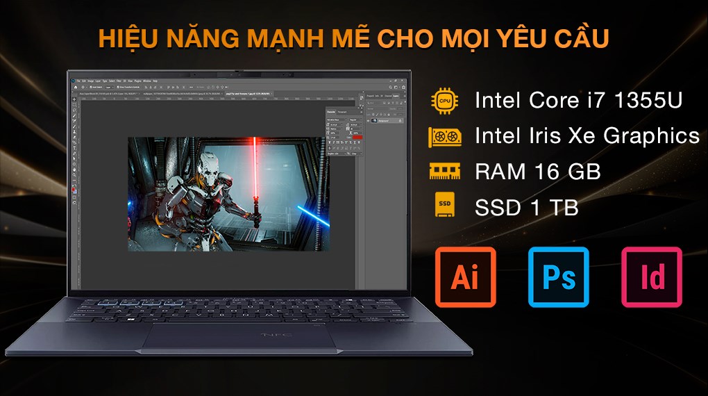 laptop Asus ExpertBook B9 OLED B9403CVA i7 1355U (KM0157X) - Hiệu năng