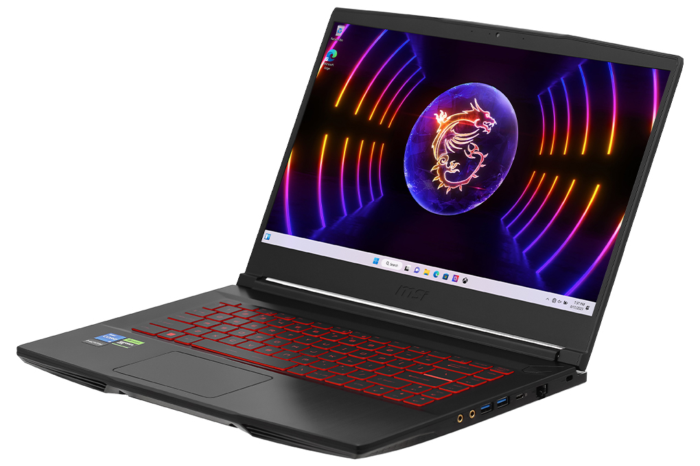 Laptop MSI Gaming GF63 Thin 12UCX i5 12450H/16GB/512GB/4GB RTX2050/144Hz/Win11 (873VN) Màu Đen