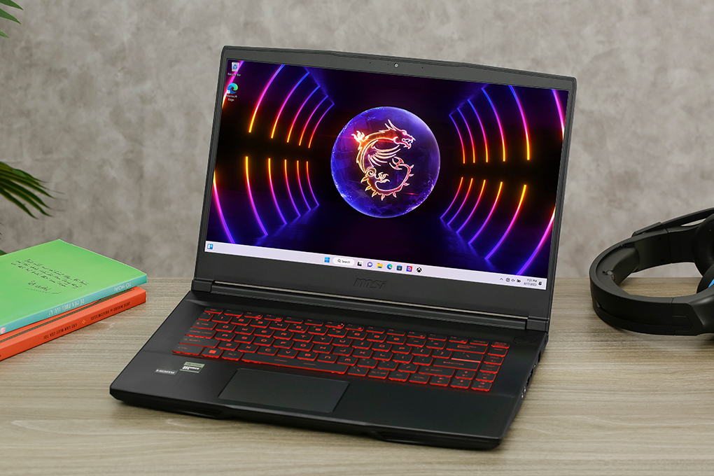 Laptop MSI Gaming GF63 Thin 12UC - 887VN (i7 12650H, 8GB, 512GB, RTX 3050 4GB, Full HD 144Hz, Win11) - 12
