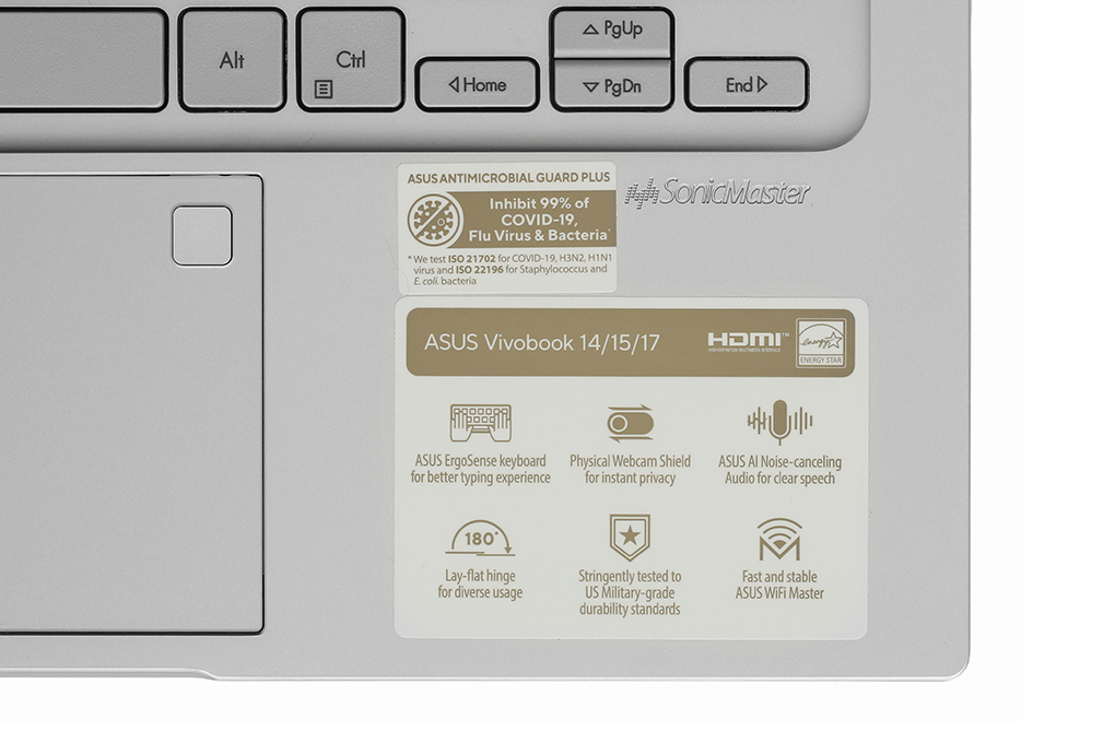 Laptop Asus Vivobook 14 X1404V - NK050W (i5 1335U, 16GB, 512GB, Full HD, Win11) Màu Bạc