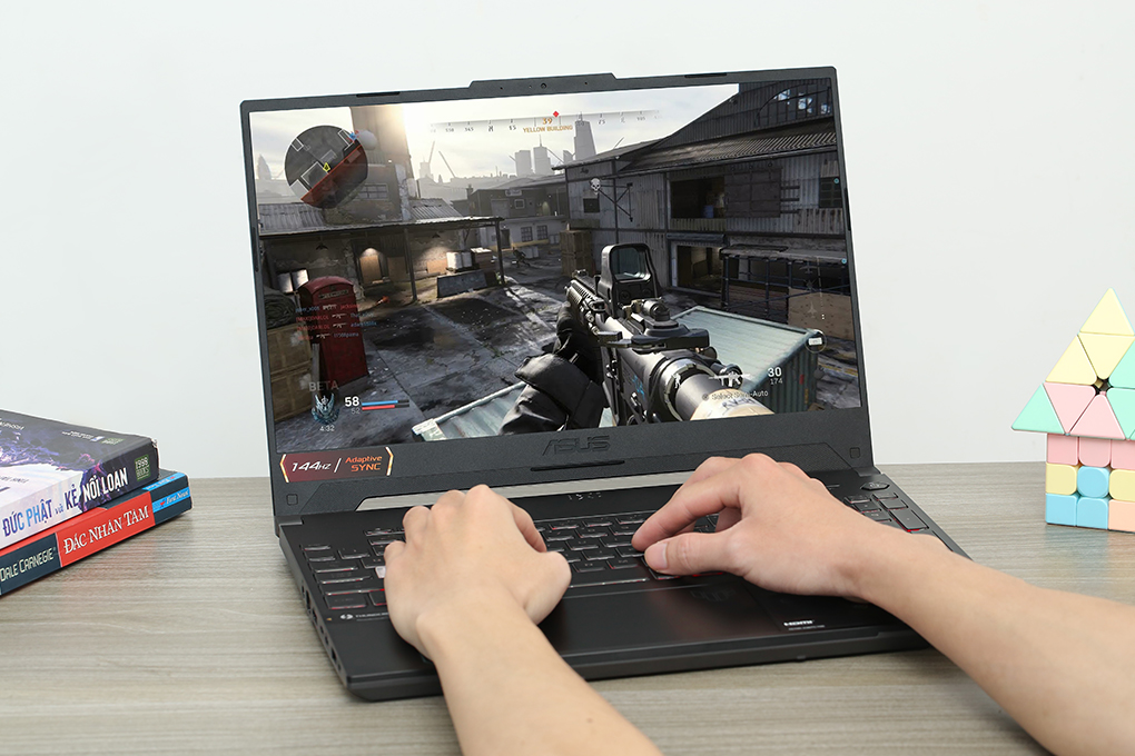 Laptop Asus TUF Gaming F15 FX507ZC4 - HN229W (i5 12500H, 16GB, 1TB, RTX 3050 4GB, Full HD 144Hz, Win11) Màu Xám
