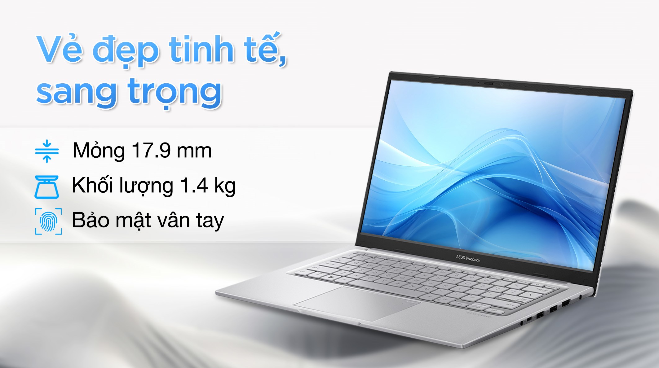 Hình ảnh Laptop Asus Vivobook X1404ZA i3 1215U/8GB/512GB/Win11 (NK246W)