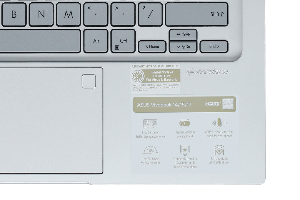 Laptop Asus Vivobook 14 X1404ZA - NK246W (i3 1215U, 8GB, 512GB, Full HD, Win11) Màu Bạc